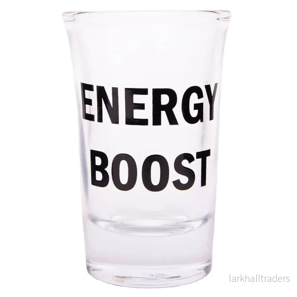 Snapsglas, energy boost Snapsglas, energy boost