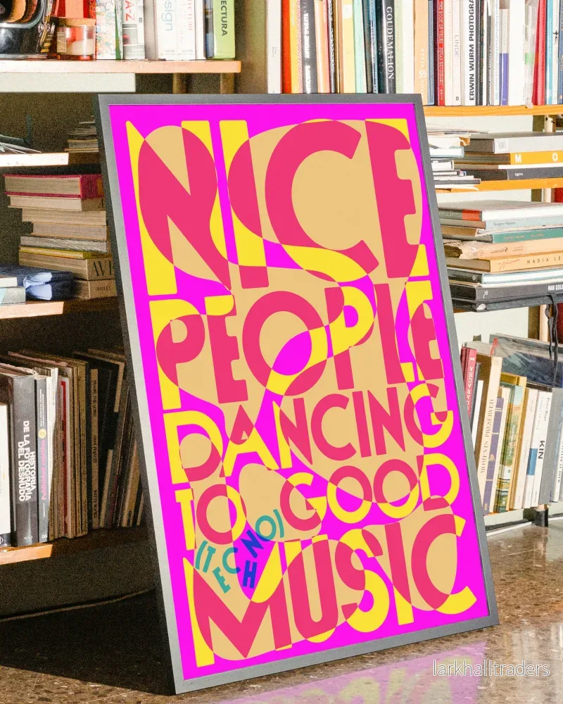 Nice People Dancing (Multicolour) Poster - Bild 3