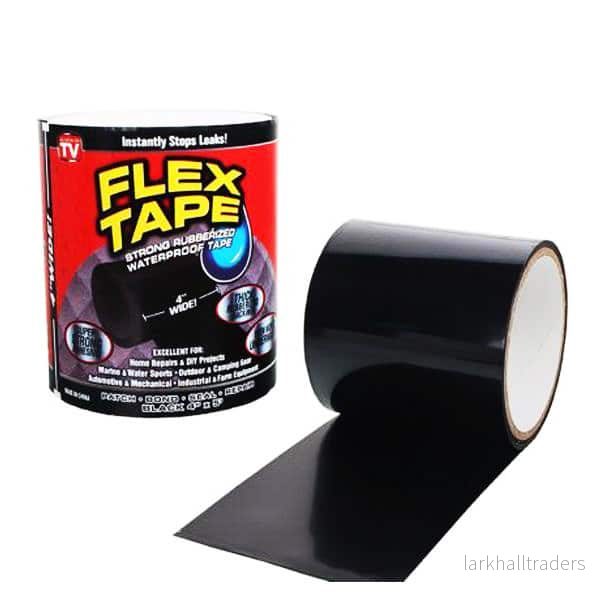 Flex Tape – stark vattentät gummitejp (10 cm. X 1,5 m) Flex Tape – stark vattentät gummitejp (10 cm. X 1,5 m)