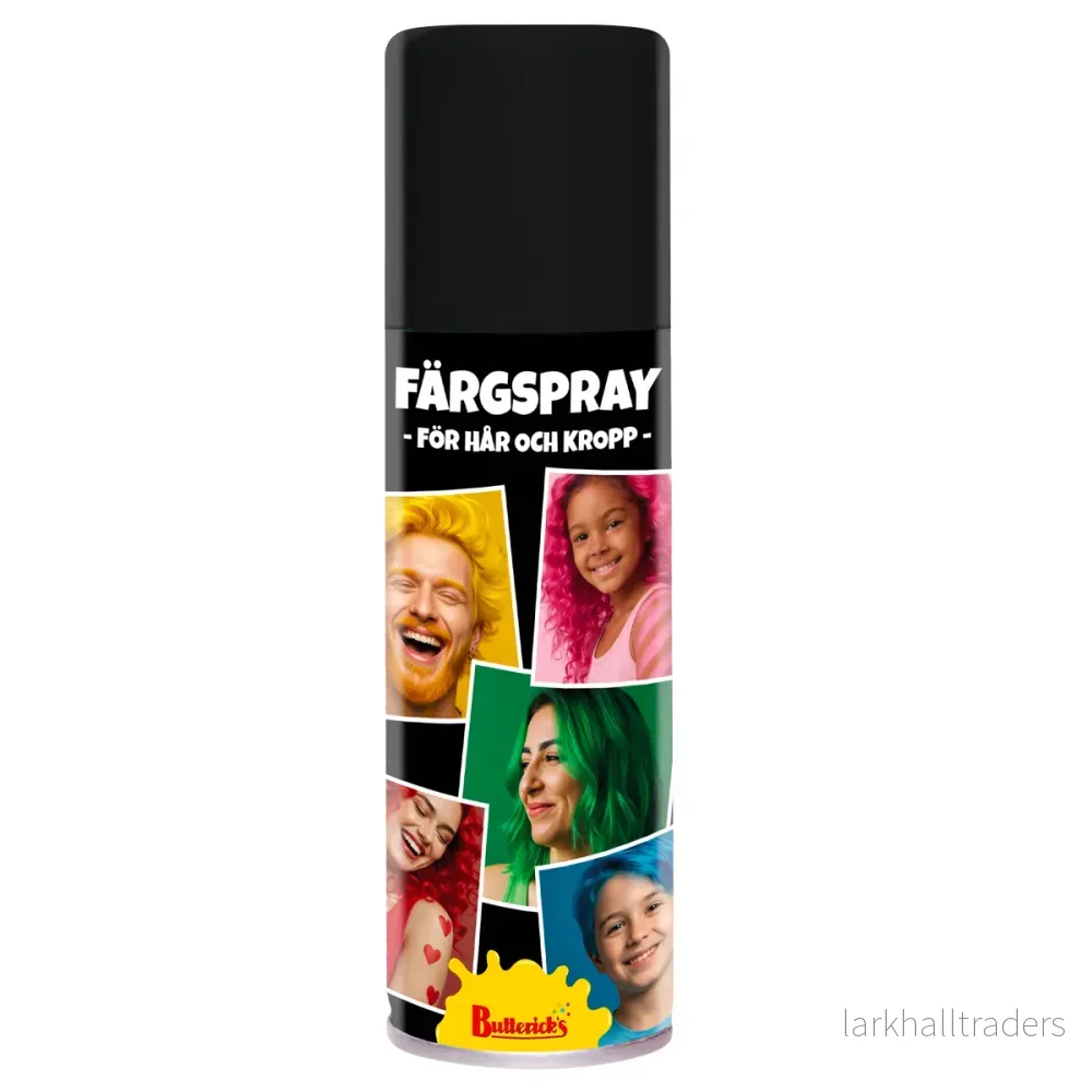 Hår- & kroppsspray, svart 125 ml Hår- & kroppsspray, svart 125 ml