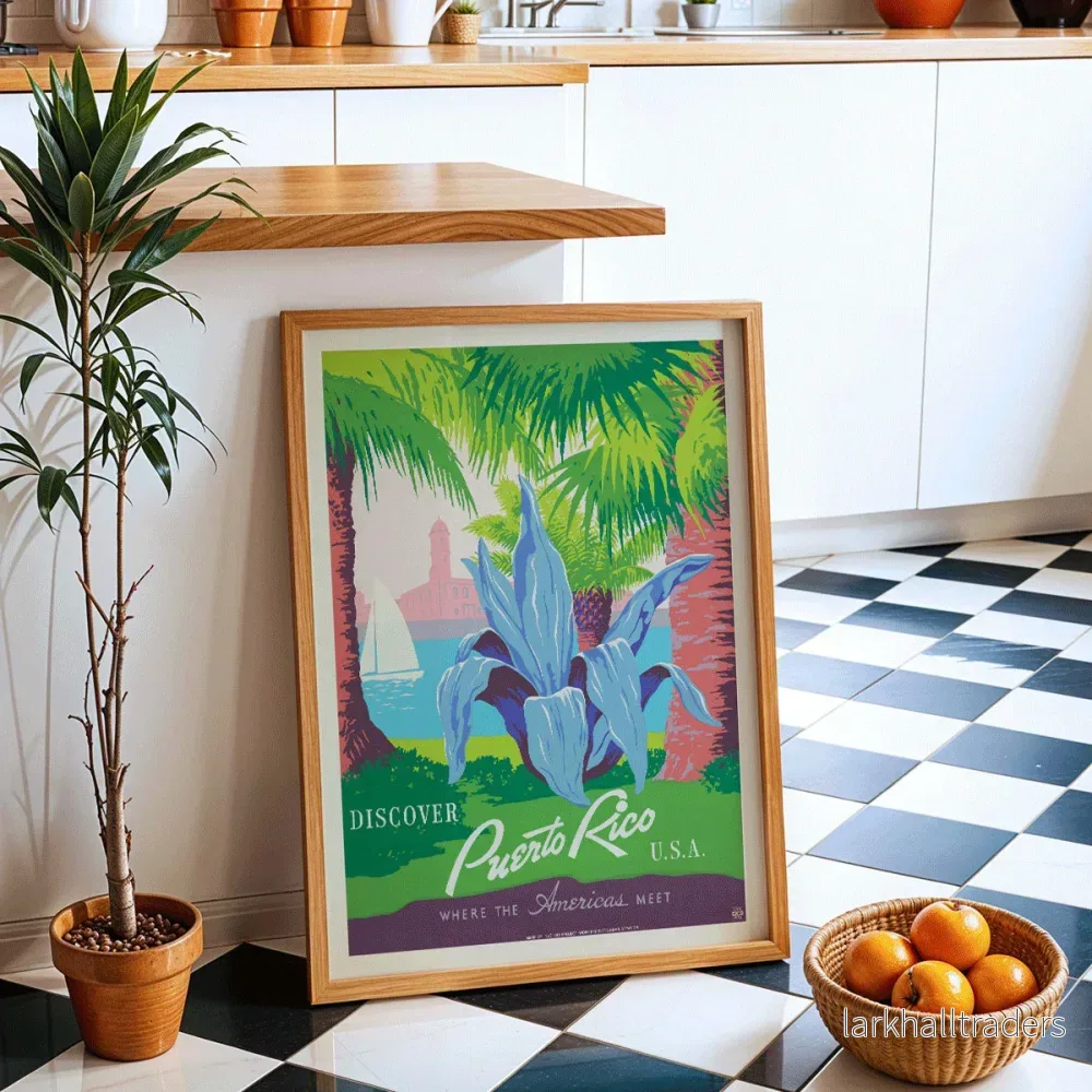 Besök Puerto Rico Poster Besök Puerto Rico Poster