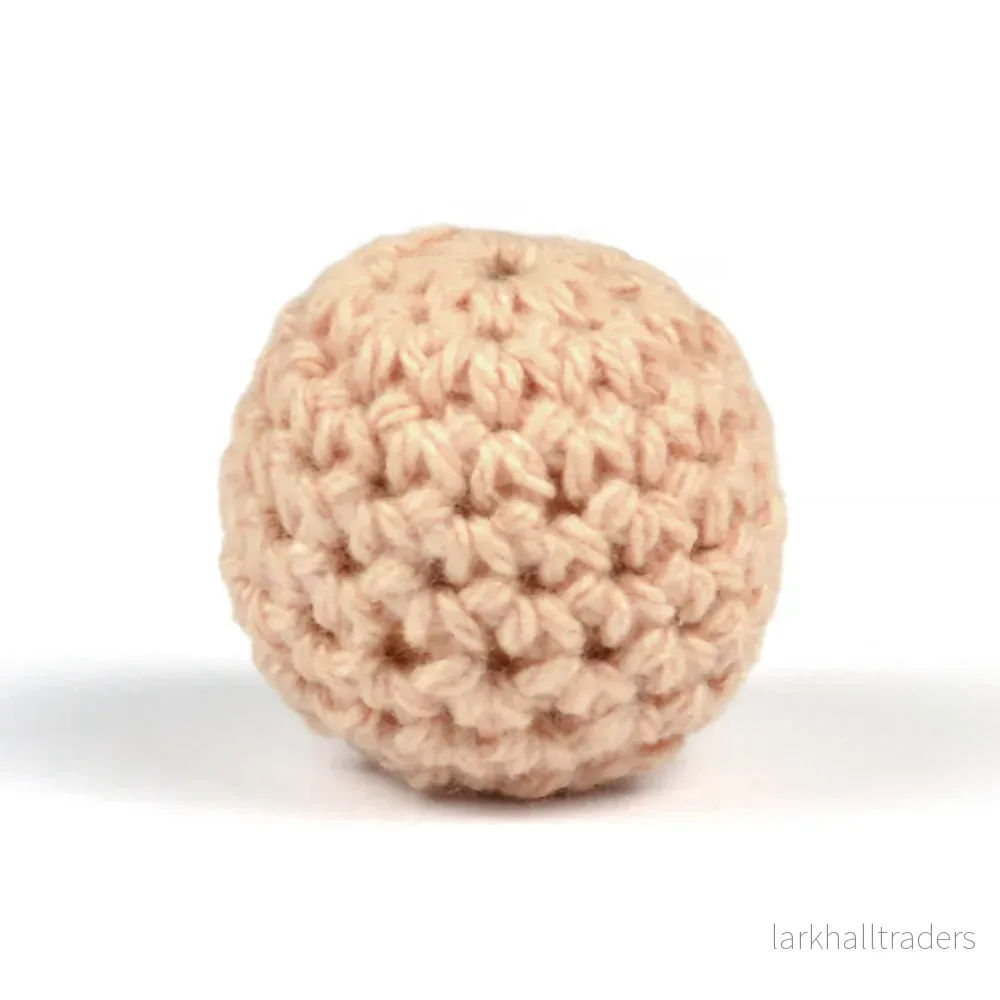 Virkad pärla, dusty peach, 20mm Virkad pärla, dusty peach, 20mm