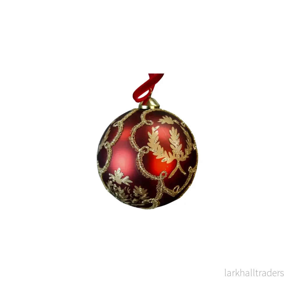 Glass Ball Red Glass Ball Red