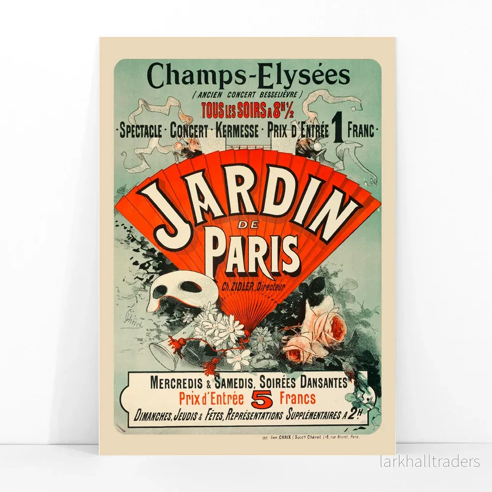 Jardin De Paris Poster - Bild 3