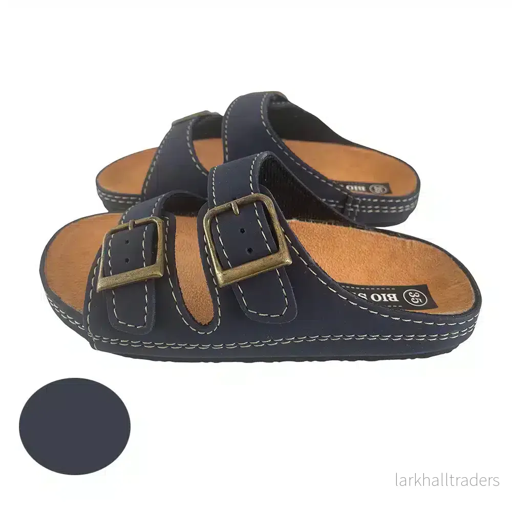 Sandaler för barn med remmar, modell Bio Style - brun eller marinblå - Bild 3