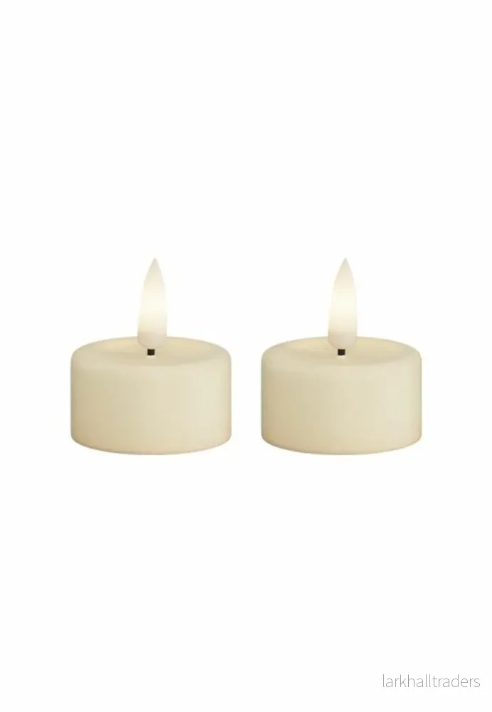 Värmeljus LED 2-Pack 4×4,5 cm Värmeljus LED 2-Pack 4×4,5 cm