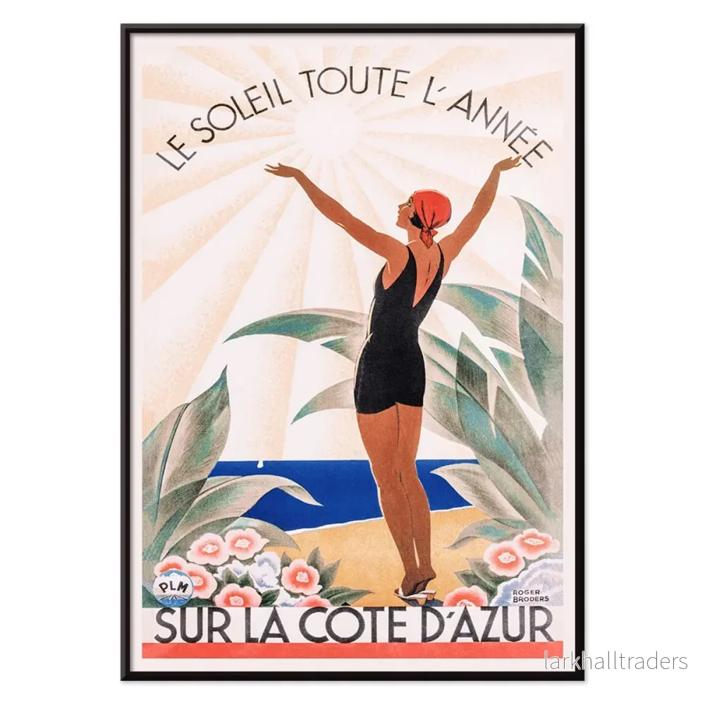 Sur la Côte d'Azur Poster - Bild 2