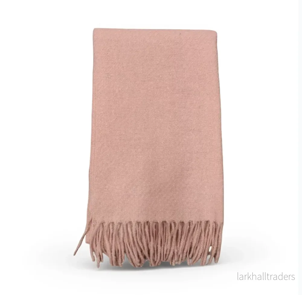 Elegant Halsduk med Fransar – Flera Vackra Färger – 65 x 180 cm – 230 g. - Bild 2
