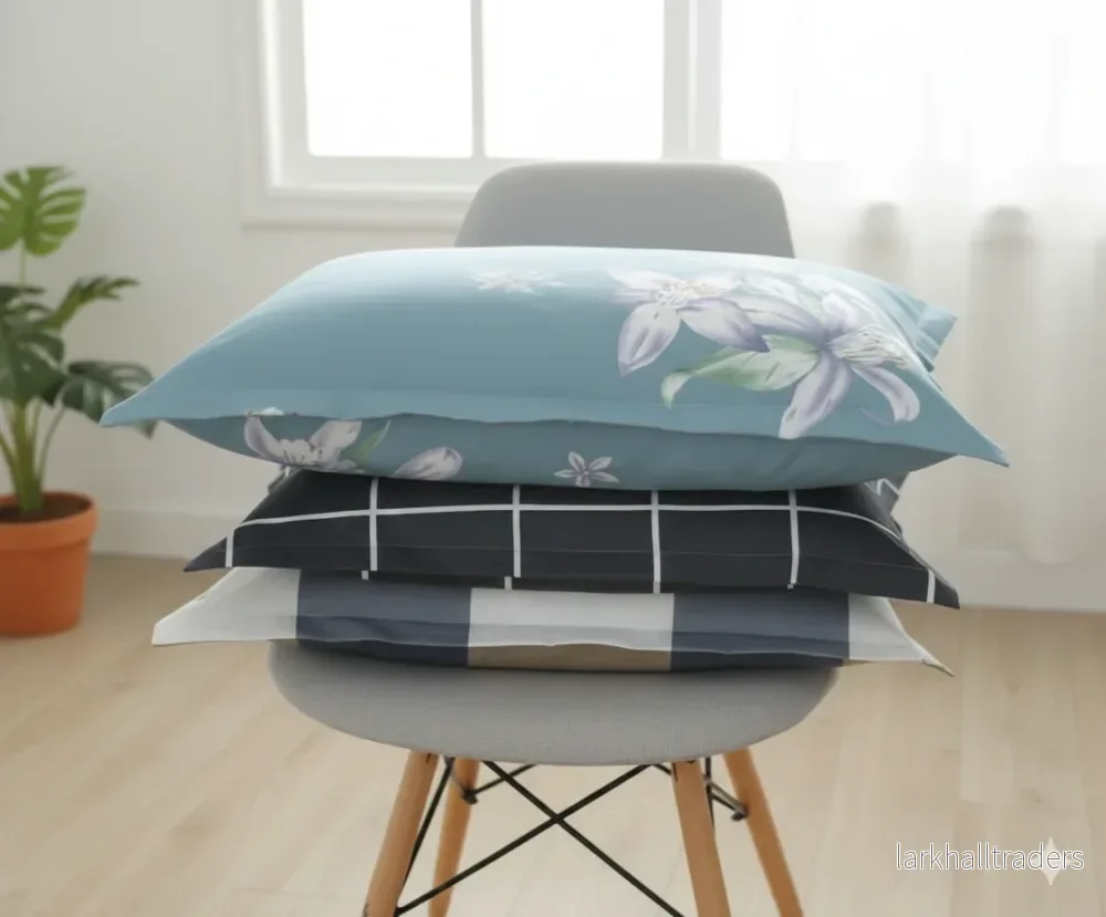 Kuddfodral RIPOSO – Elegant och mjukt kuddfodral i dekorativ design 2-pack (48x74 cm) - Bild 3