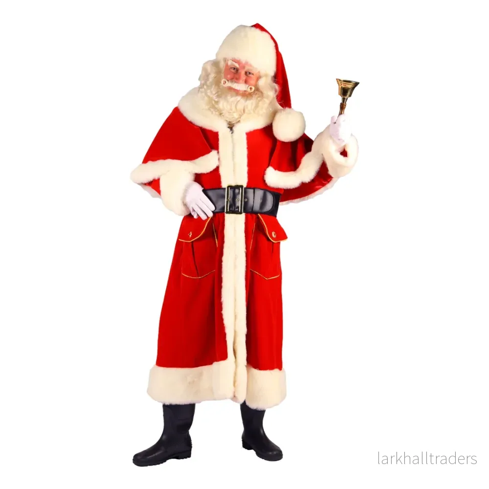 Tomtedräkt lång kappa Tomtedräkt lång kappa