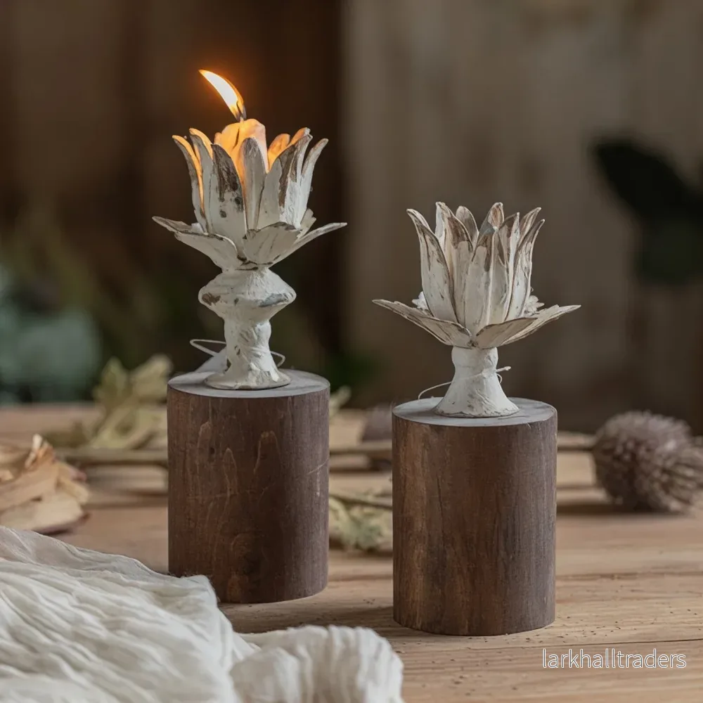 2-pack Lotus Ljusstake - Bild 3