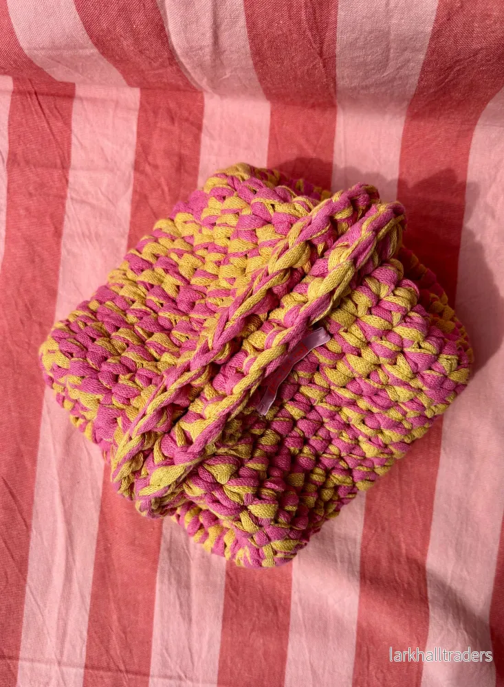 AGNES väska - Mellan - Gul/Rosa - Bild 3
