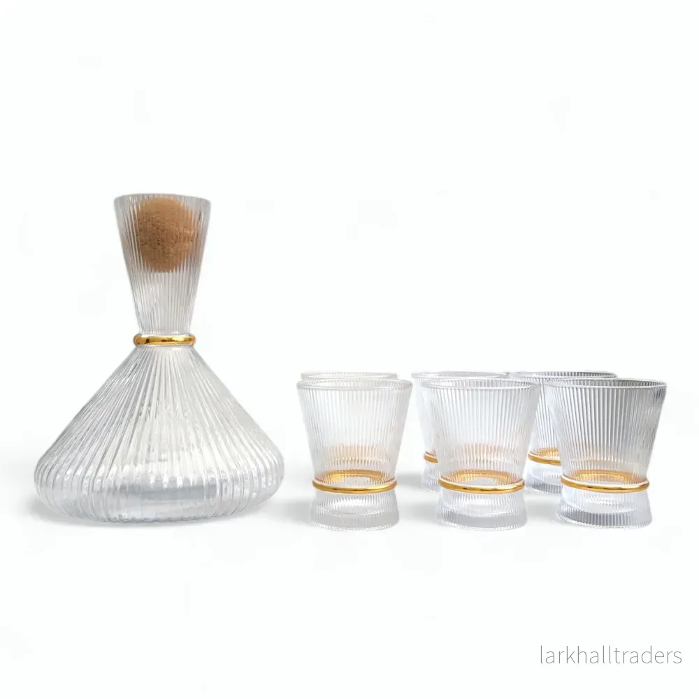 Marco Glas - Set med 6 glas och karaf - Bild 2