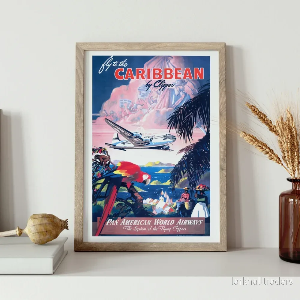 Flyg till Karibien Poster