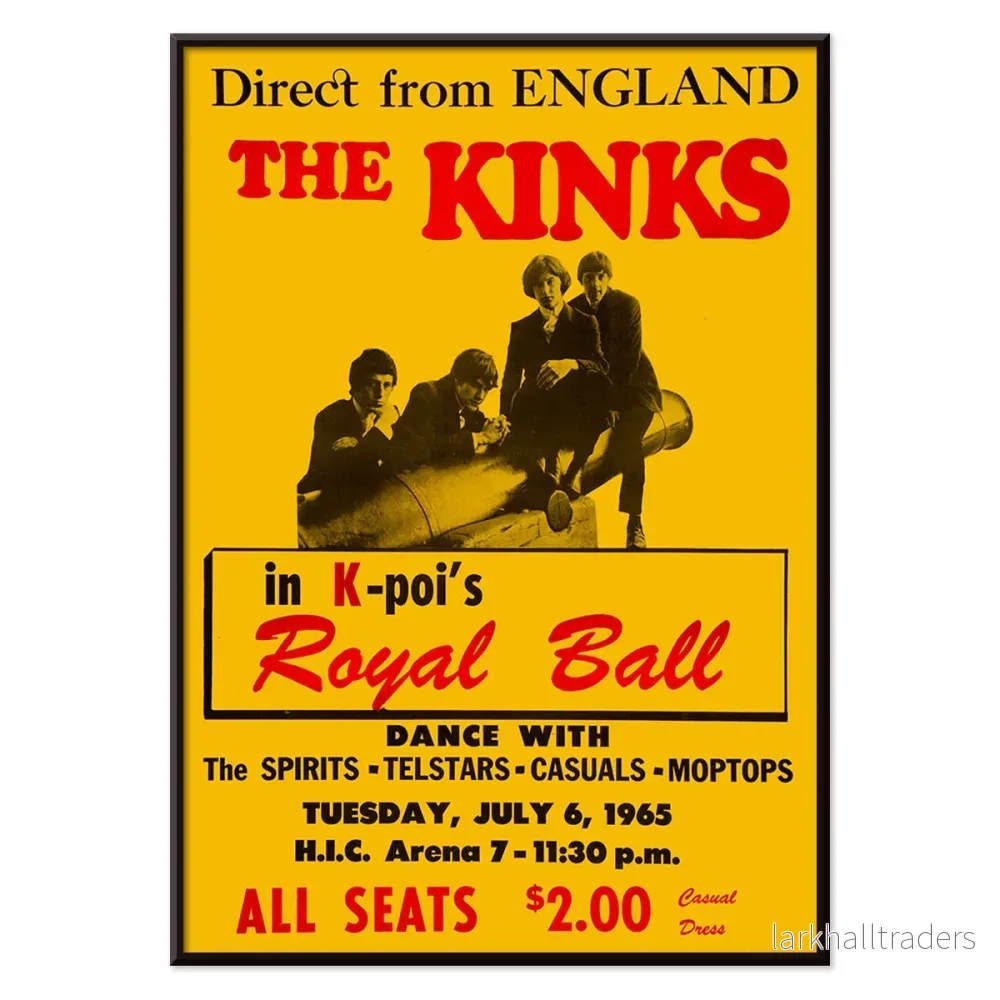 The Kinks i Honolulu Poster - Bild 2