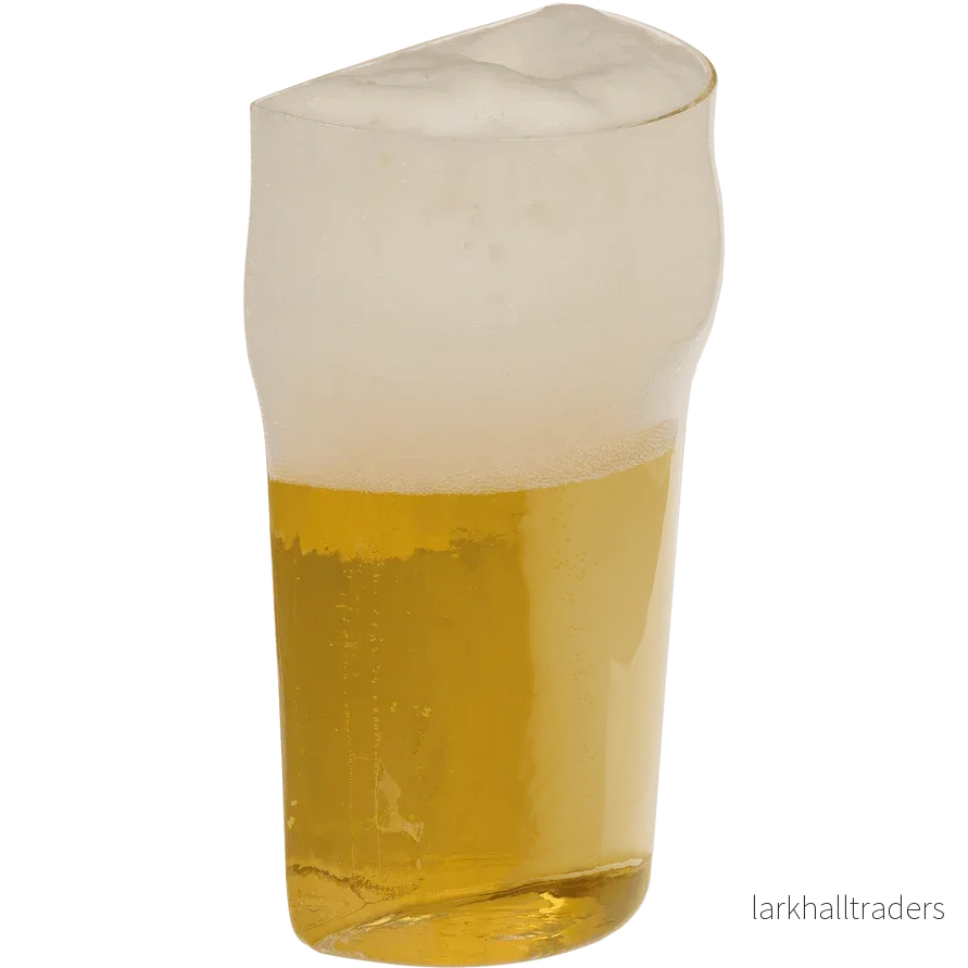 Halvt ölglas