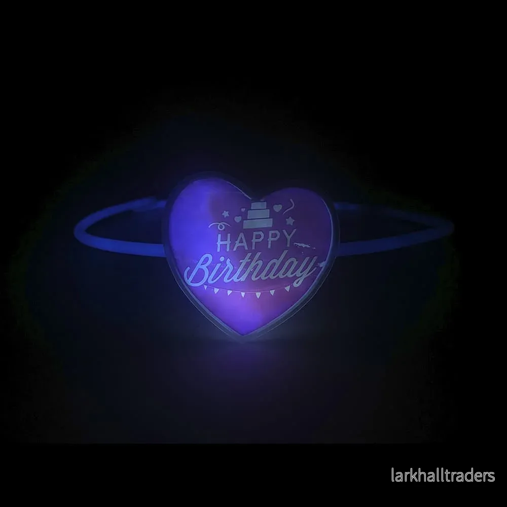 Halsband med hjärta - Självlysande glow stick - 2 modeller - - Bild 3