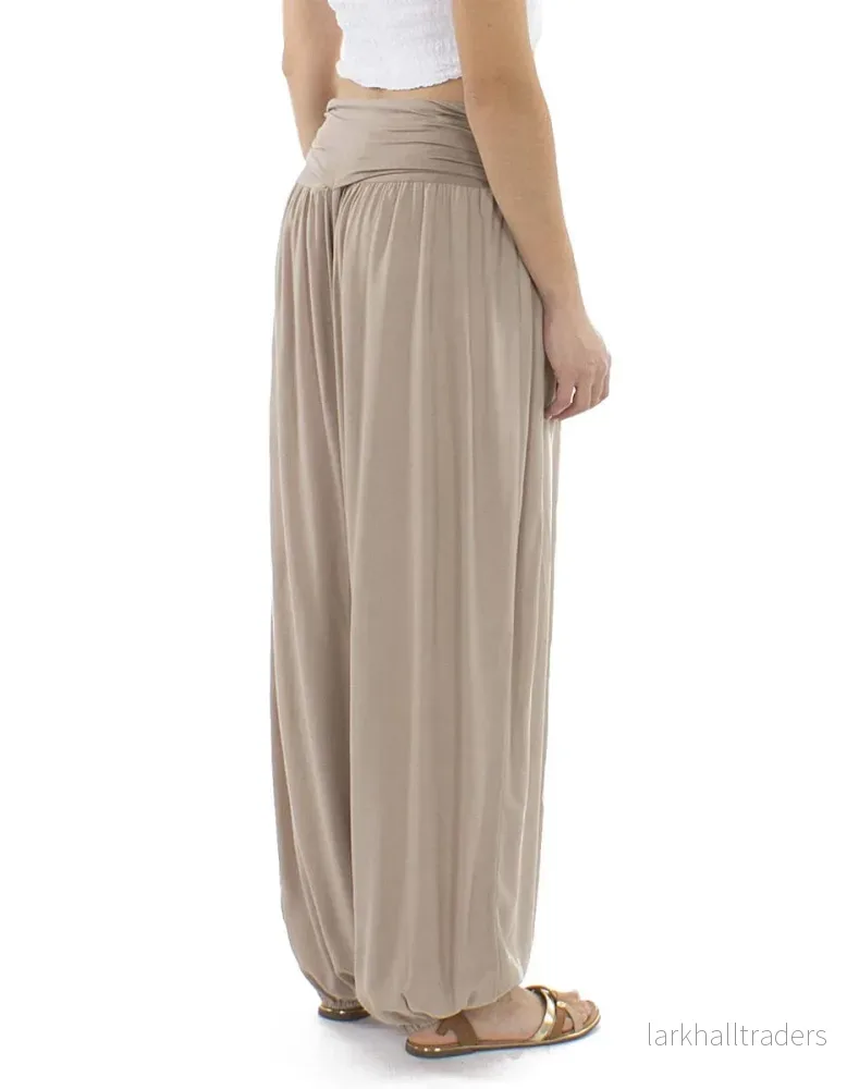 Handsydda Flow Pants Sand - Bild 2