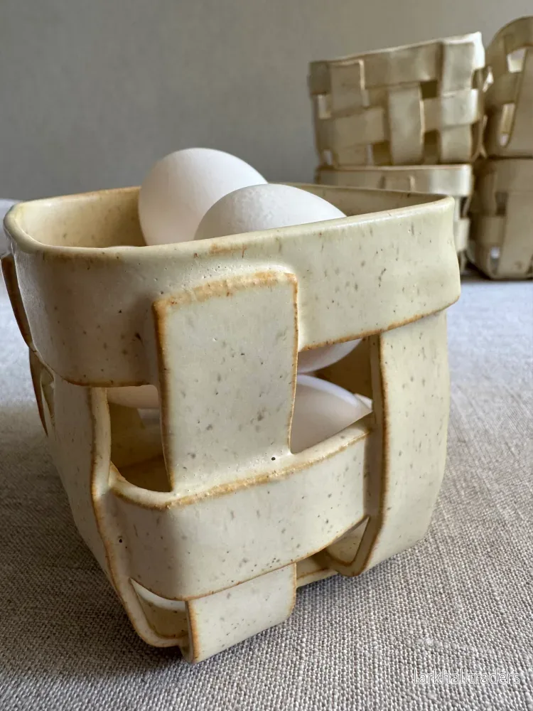 Keramik basket - beige - Bild 2