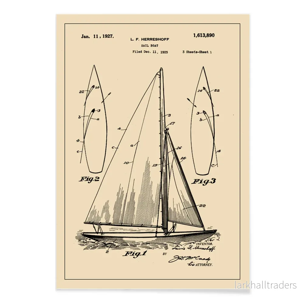 Segelbåtspatent Poster - Bild 2