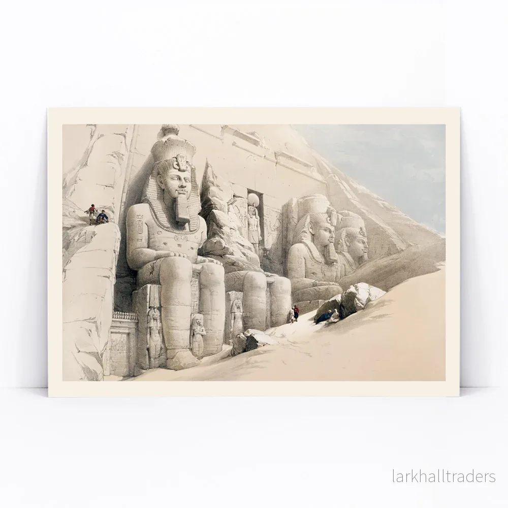 Det stora templet i Abu Simbel Poster - Bild 3