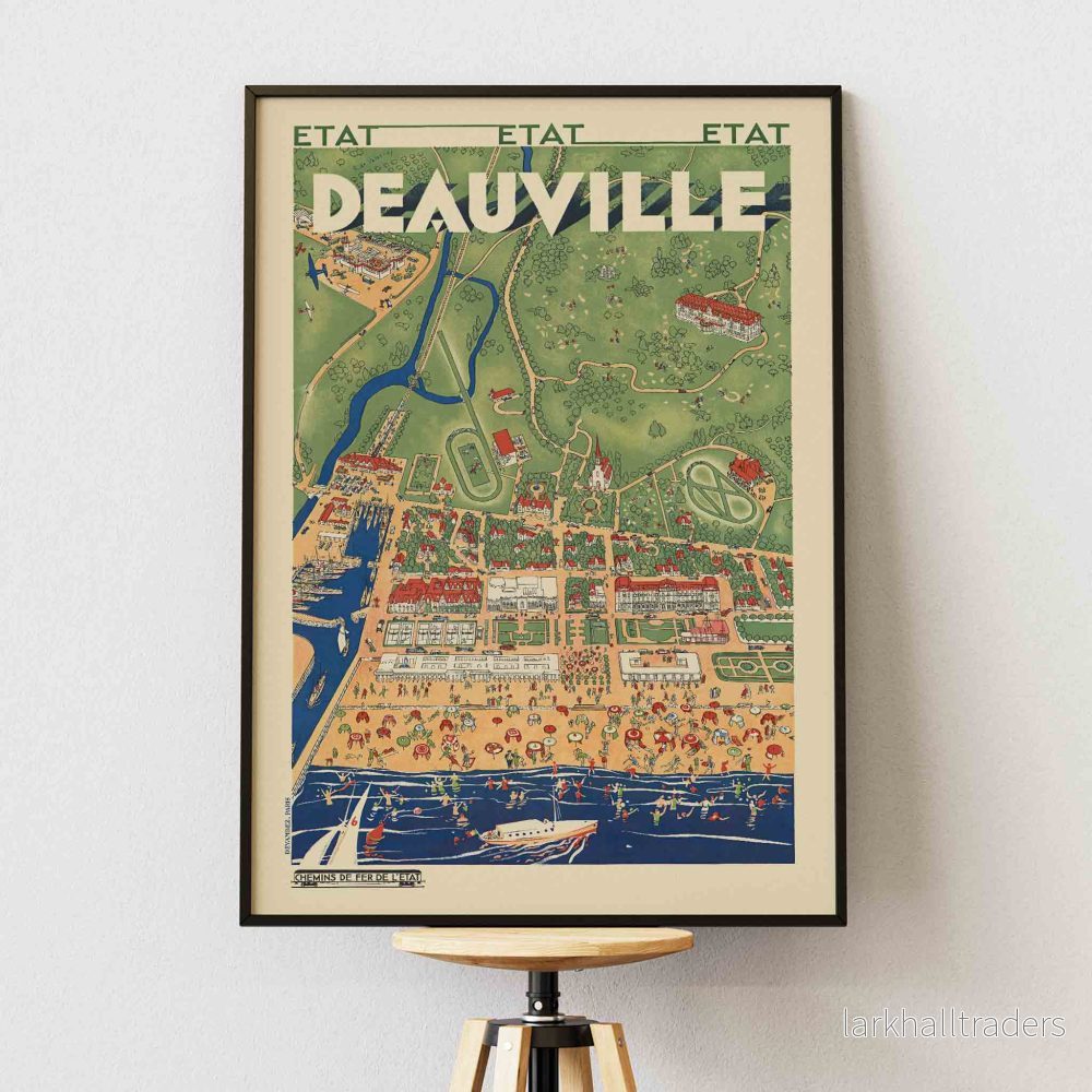 Järnvägsresa till Deauville Poster - Bild 3