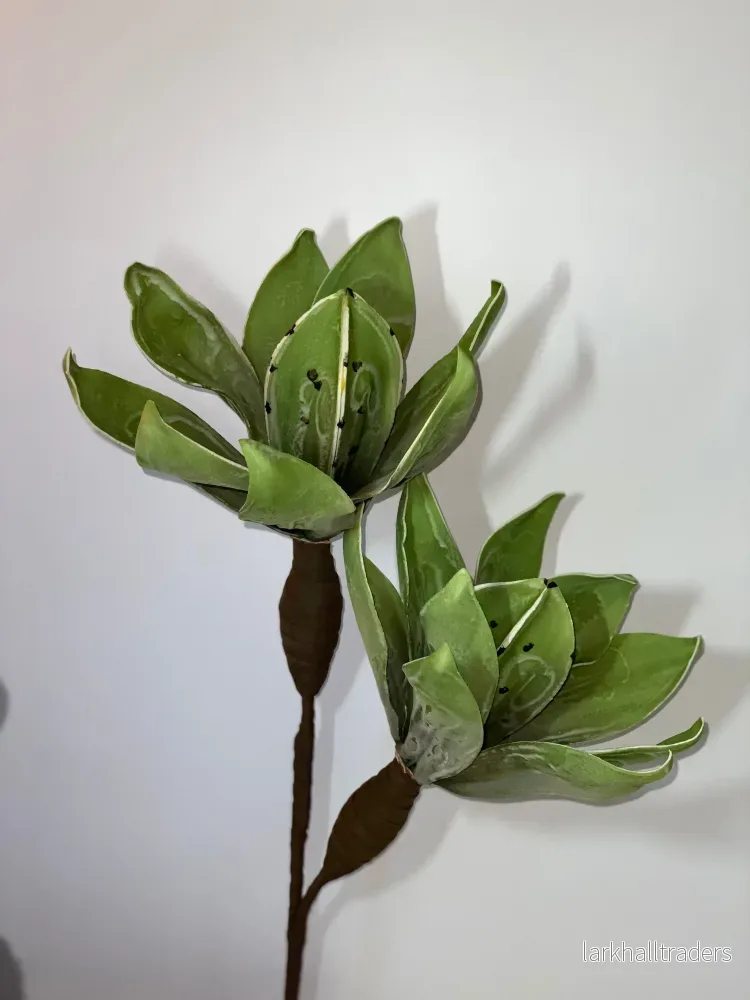 Maria Konstgjord Blomma Grön