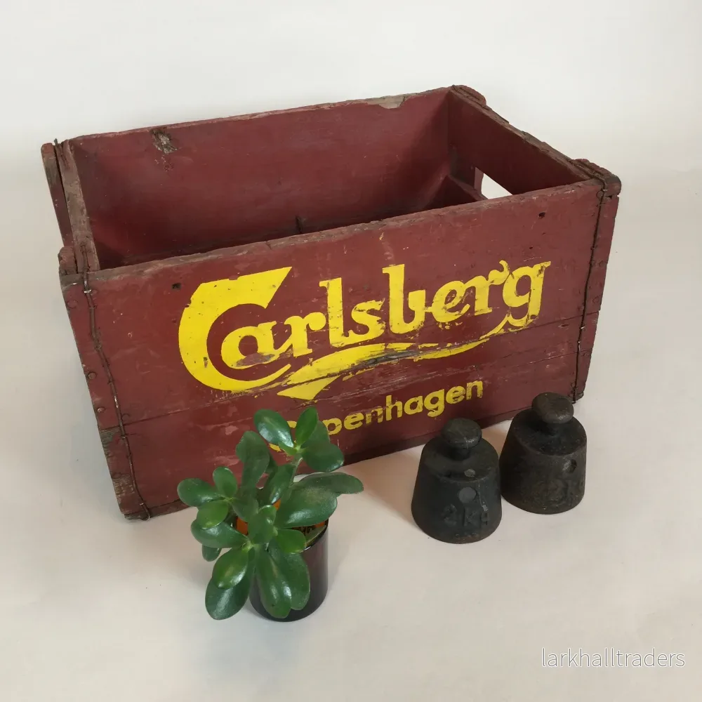 Gammal öllåda från Carlsberg - Bild 2