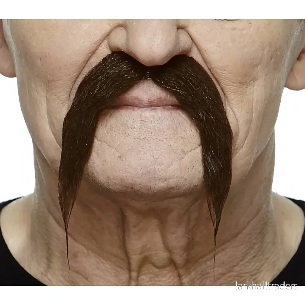 Mustasch, ranger kastanj Mustasch, ranger kastanj