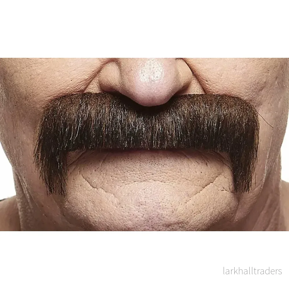 Mustasch, magnum brun/grå Mustasch, magnum brun/grå