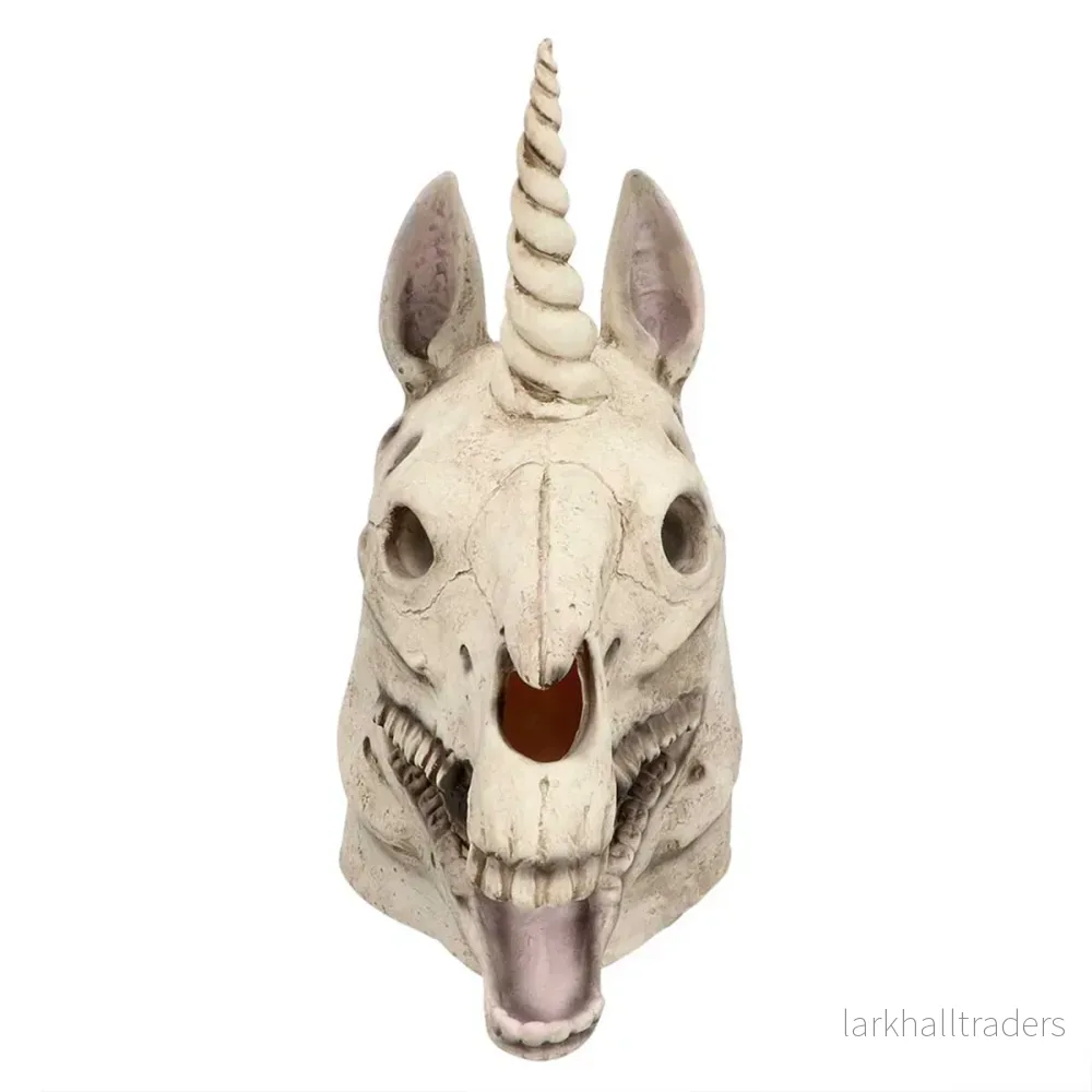 Latexmask, skelett unicorn - Bild 3