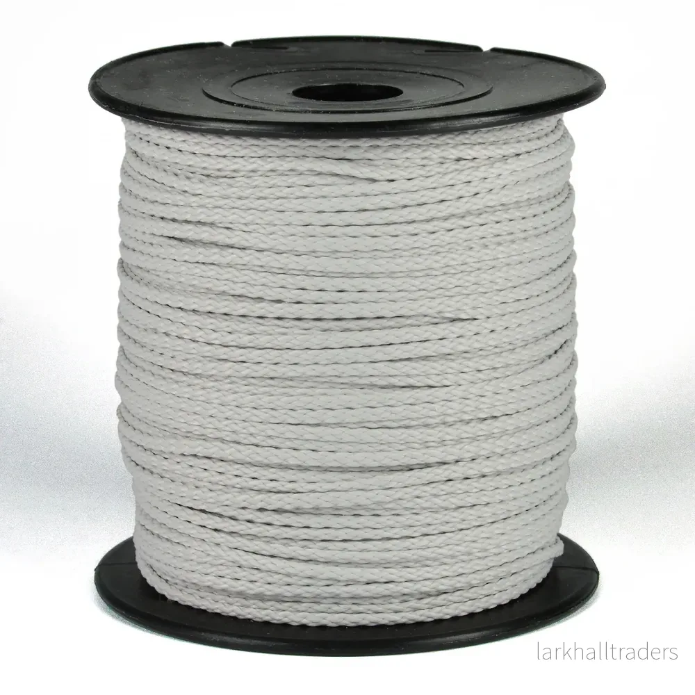 Polyestersnöre, ljusgrå, 1,5mm - Bild 3