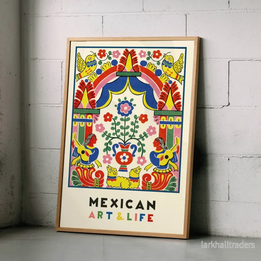 Mexikansk konst och liv 1 Poster
