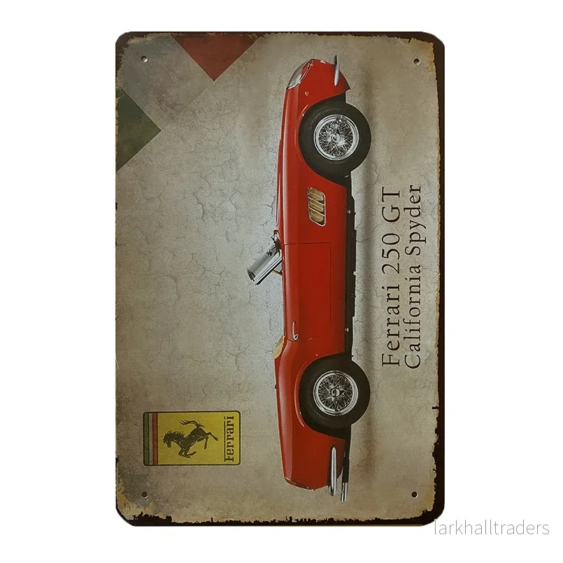 Metallskylt – Ferrari 250 GT