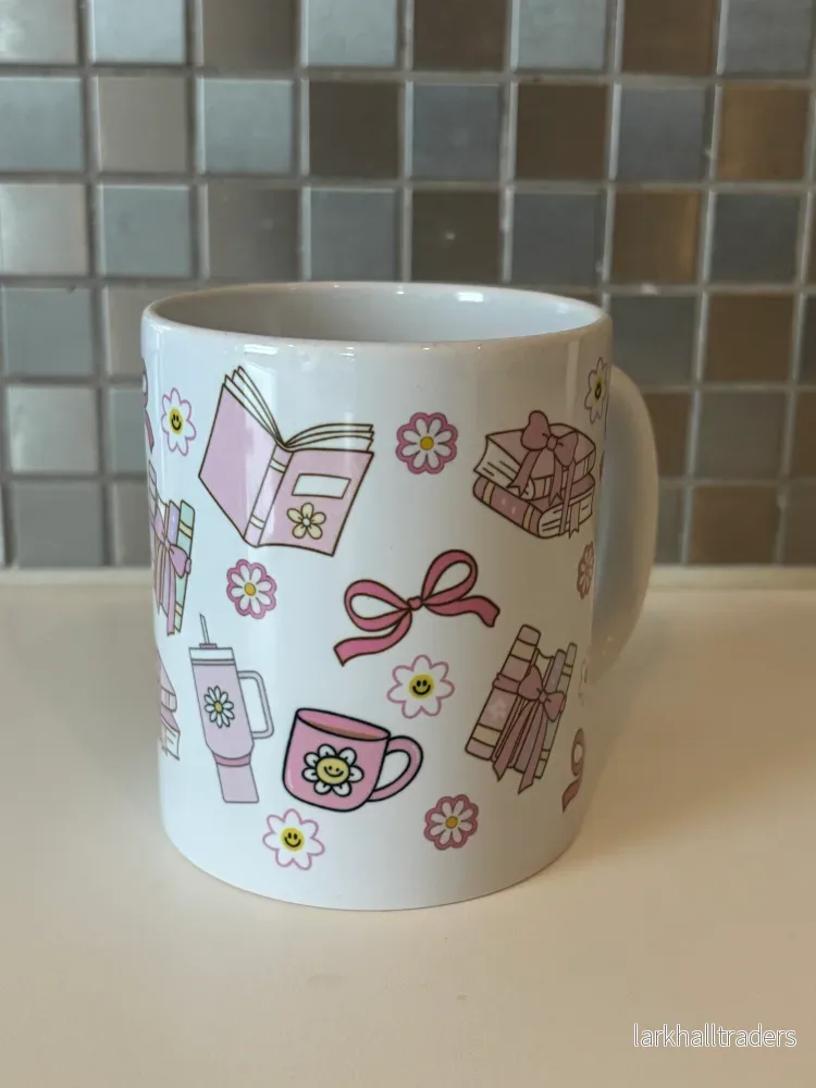 Mugg - Books and flowers - Bild 2