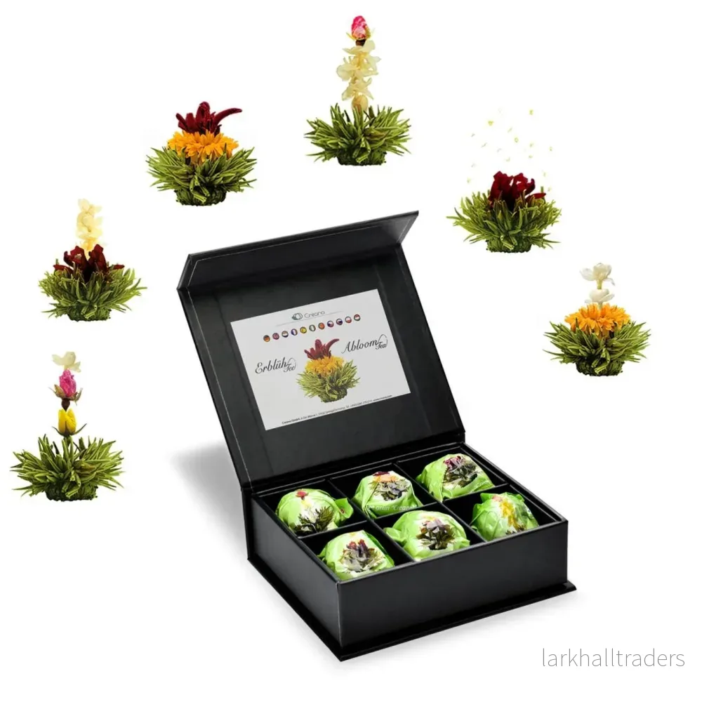 Creano Tea Flowers Mix - Blommande grönt te - Bild 2