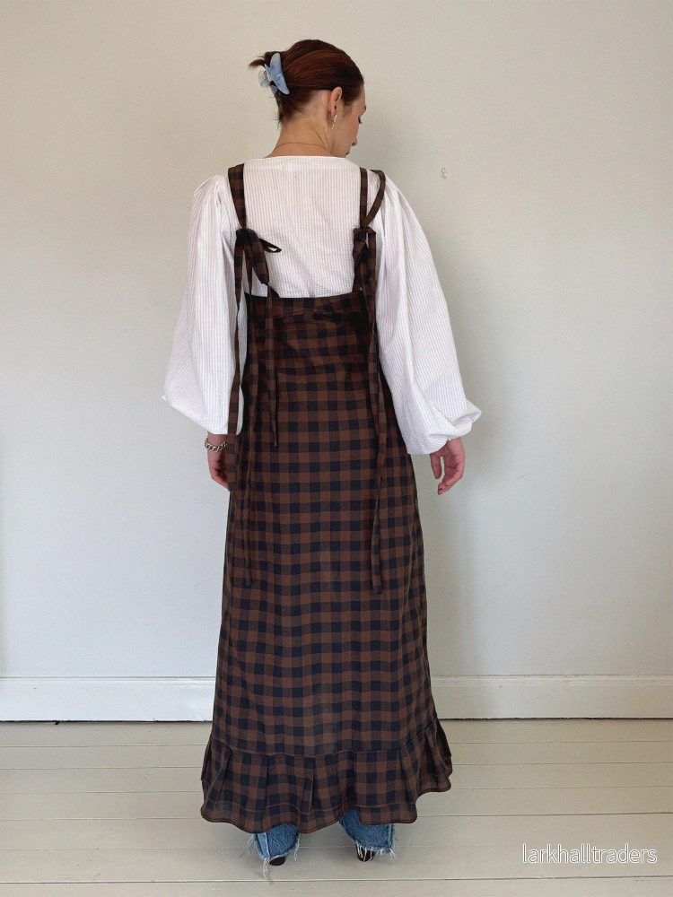 Joanne Wrapklänning Brun - Bild 3