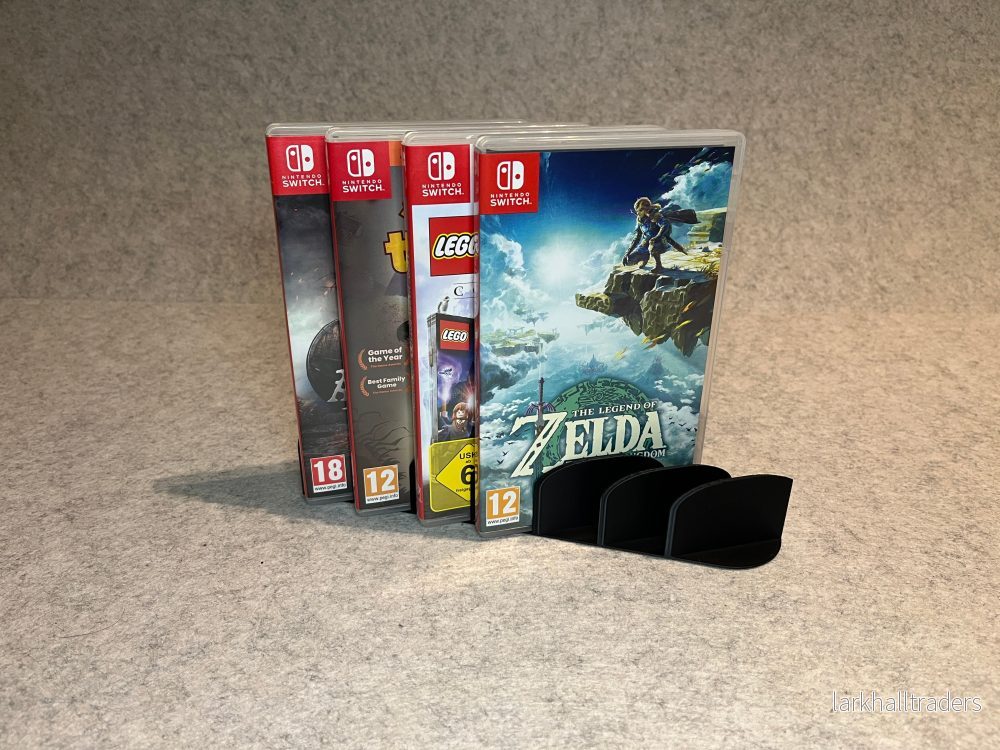 Display ställ för 6 Nintendo Switch spel Display ställ för 6 Nintendo Switch spel