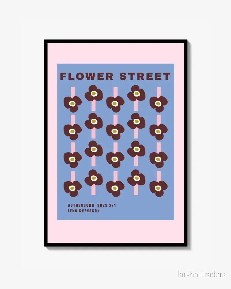 Flower Street Poster Flower Street Poster