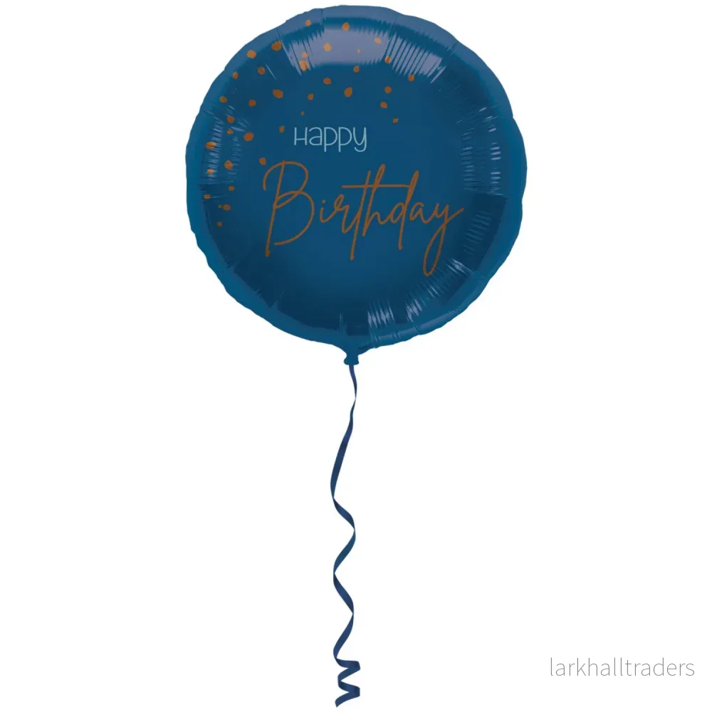 Folieballong, elegant true blue 45 cm - Bild 3