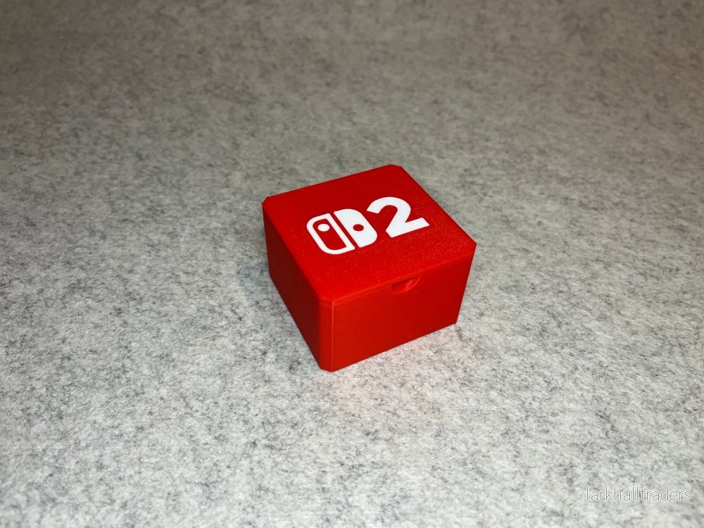 Spellåda för 16 Nintendo Switch 2-cartridge med lock - Bild 3