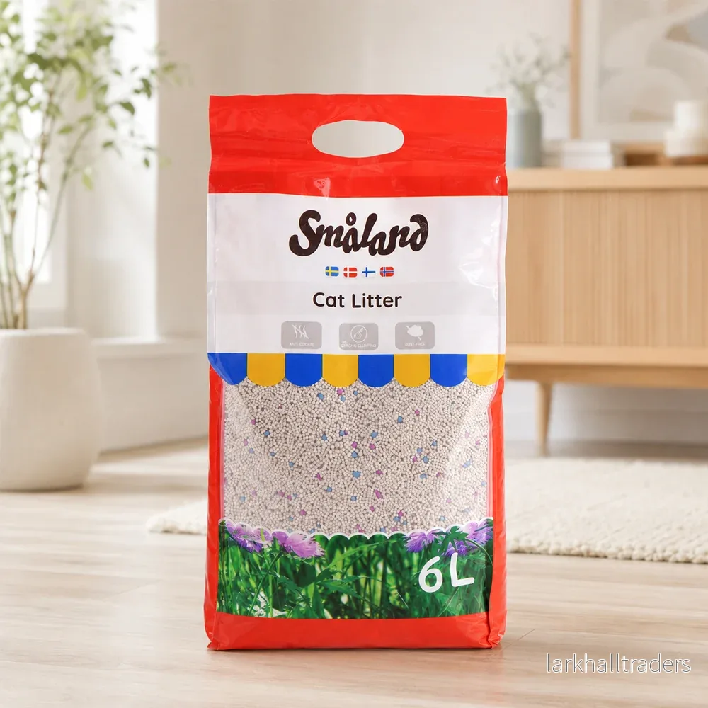 Småland kattsand 6 L– effektiv klumpbildning och hög absorptionsförmåga - Bild 2