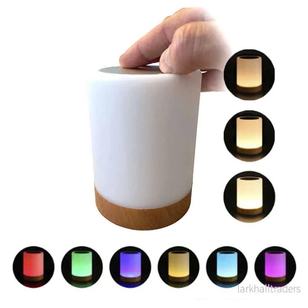 LED-dimbar bordslampa med touch & RGB-färgförändring LED-dimbar bordslampa med touch & RGB-färgförändring