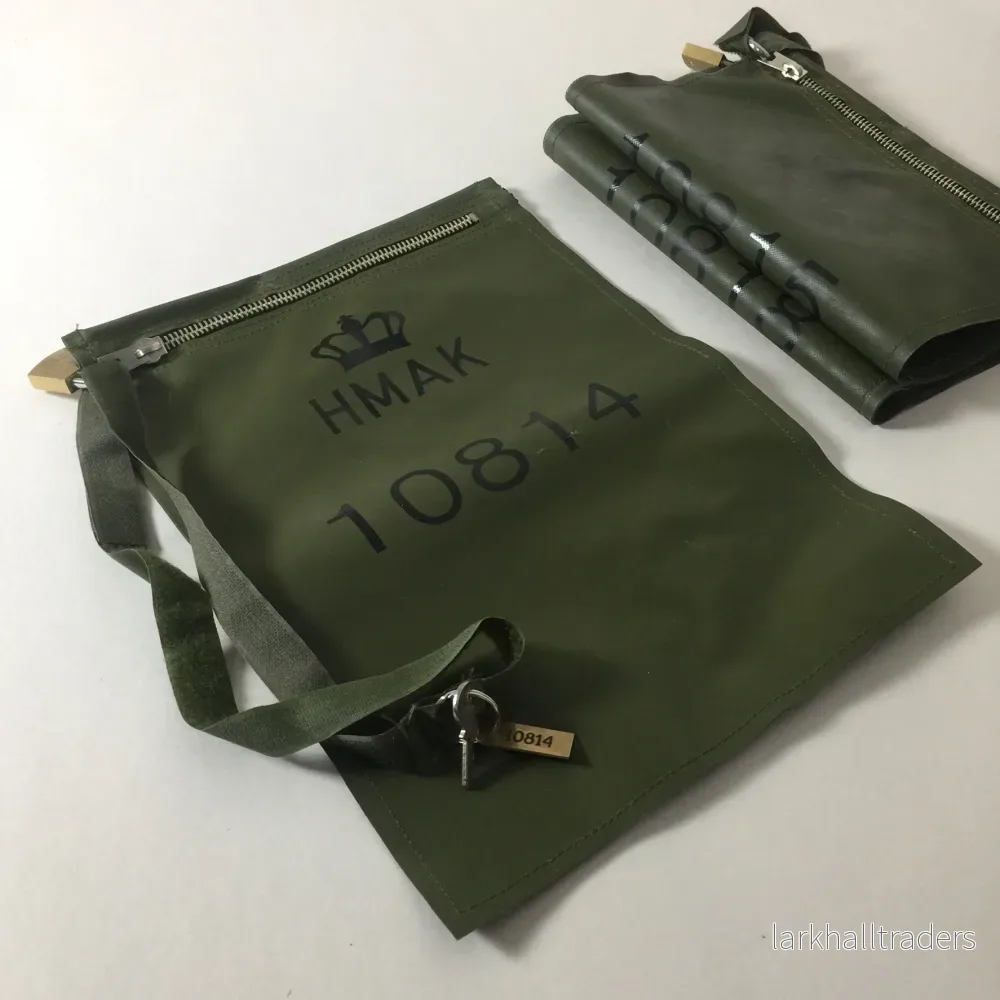Militärväska med lås och numrerad nyckel (Pris är per styck) - Bild 3