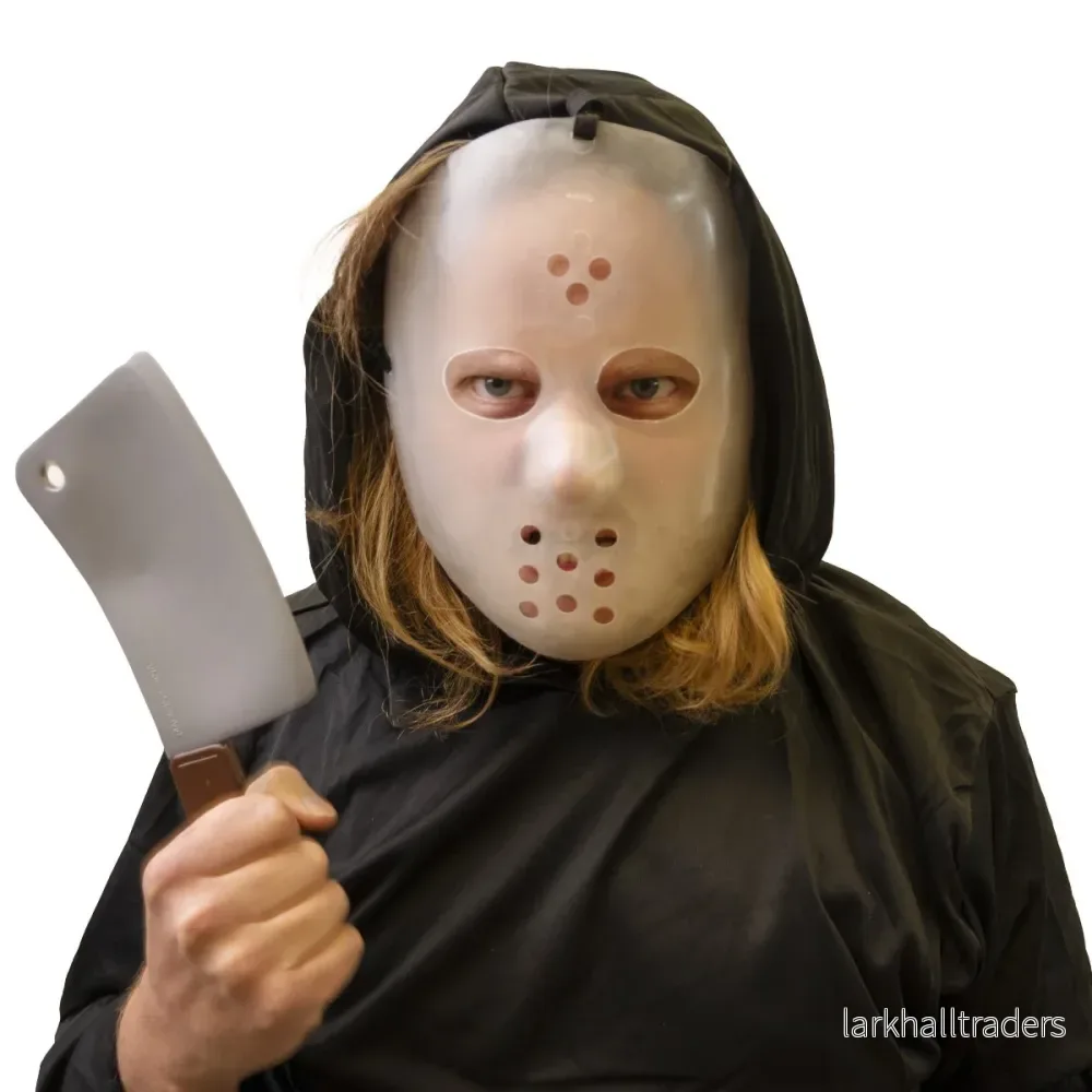 Hockeymask, självlysande inkl yxa Hockeymask, självlysande inkl yxa