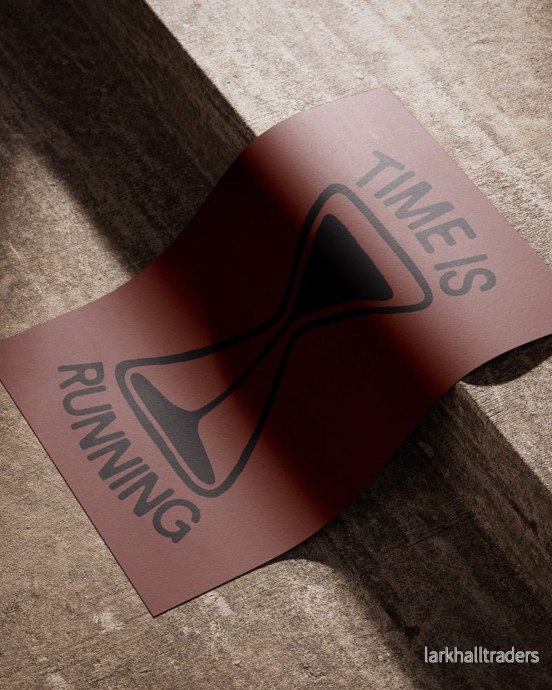 "TIME IS RUNNING" Poster - Bild 2
