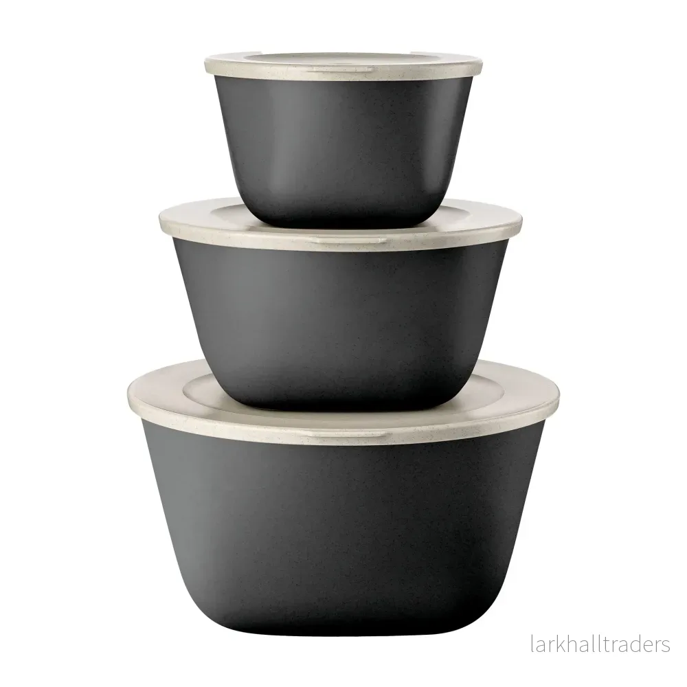 Förvaringslåda Box with lid 1l + 2l + 4l connect box set stockholm