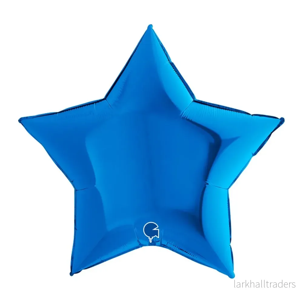 Folieballong, stjärna blå 91 cm Folieballong, stjärna blå 91 cm