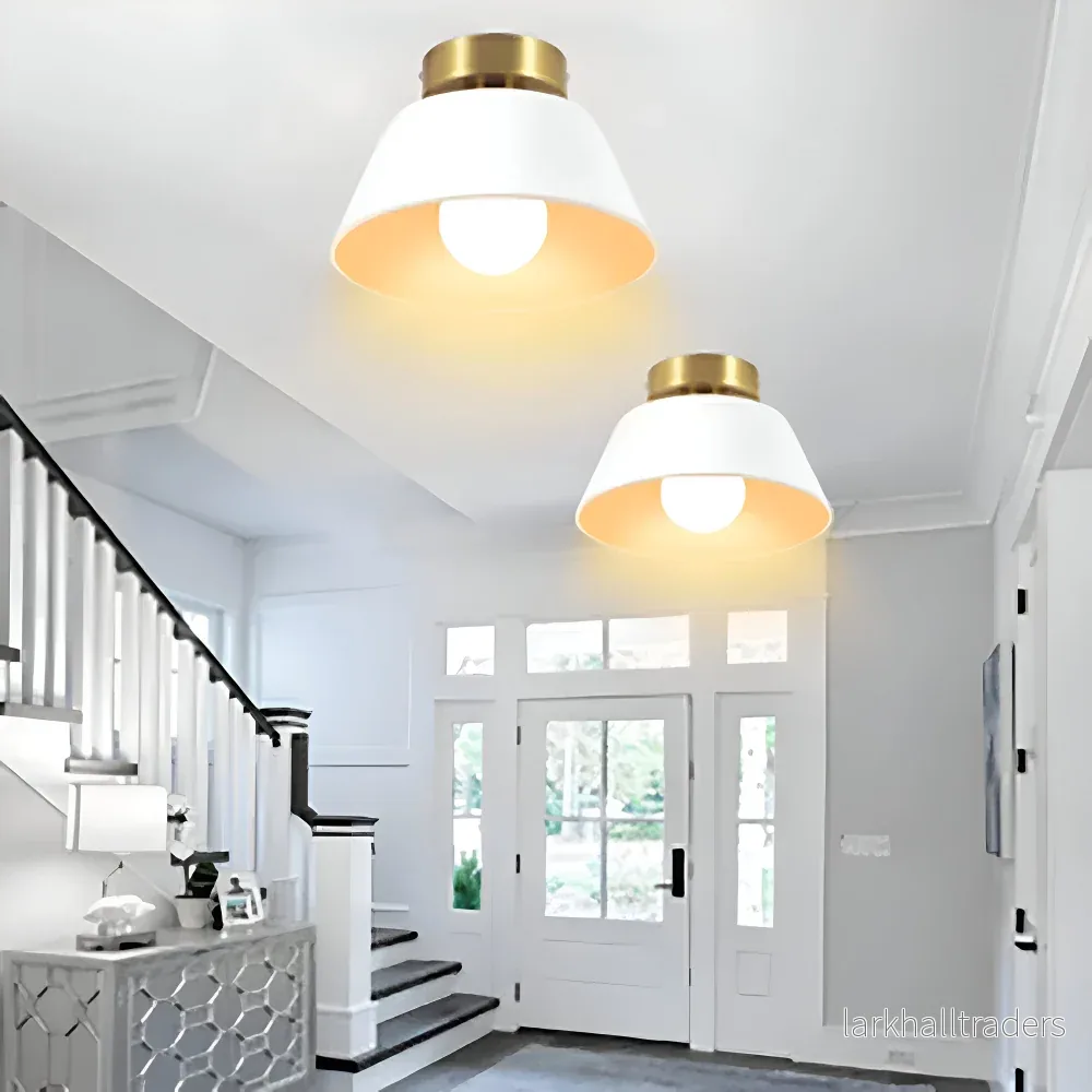 RetroBeam – Metallisk Svart & Vit LED-Taklampa RetroBeam – Metallisk Svart & Vit LED-Taklampa