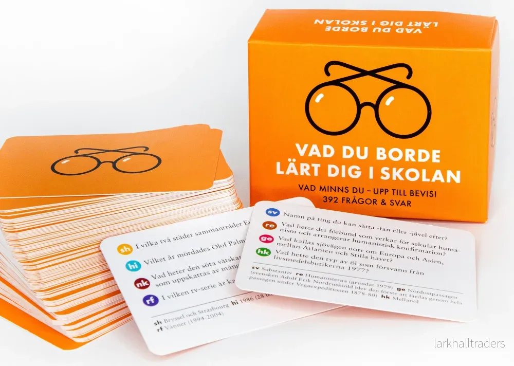 Vad du borde lärt dig i skolan – spel Vad du borde lärt dig i skolan – spel